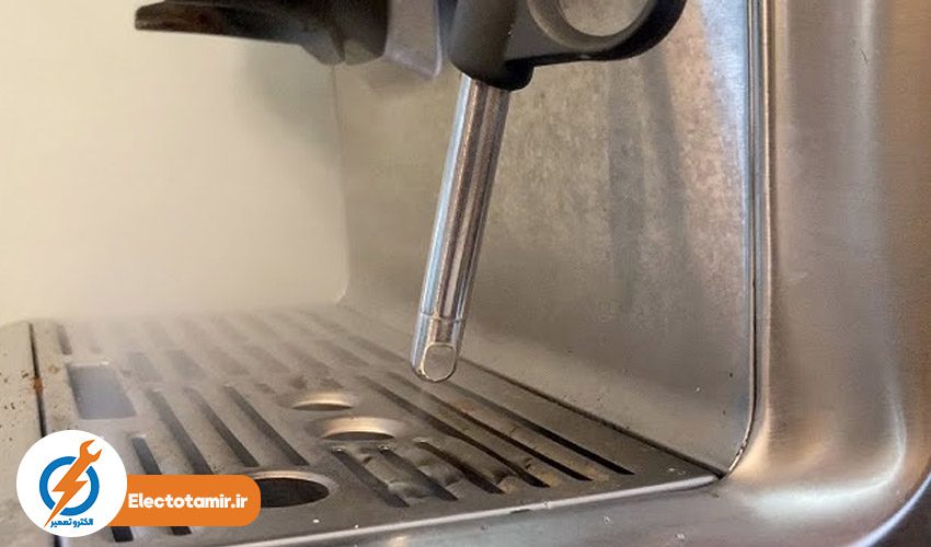 پایین دادن نازل بخار اسپرسو ساز