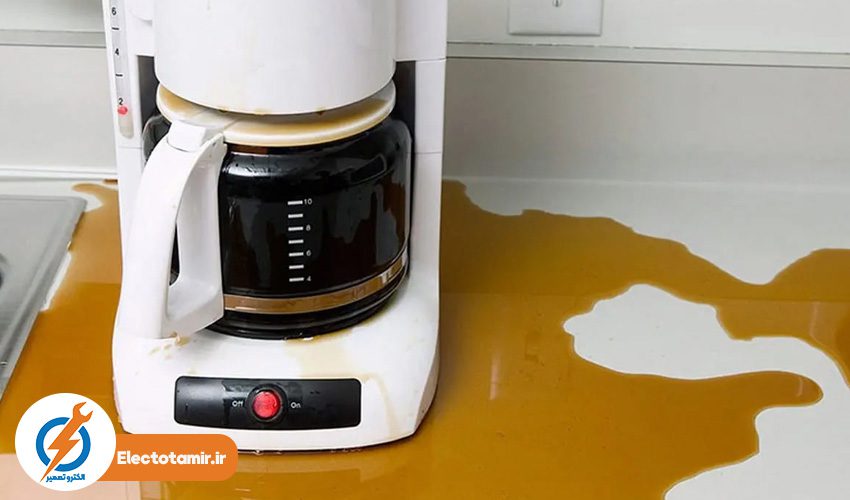 مشکل نشت آب در اسپرسوساز