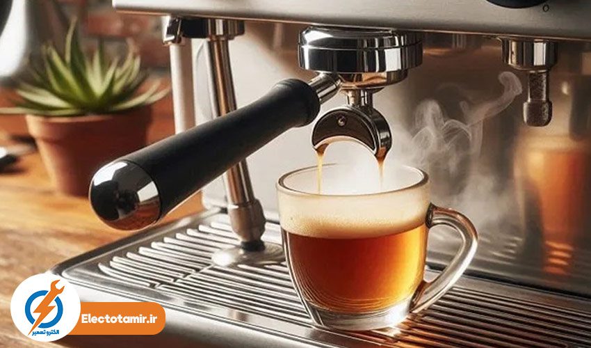 کم شدن فشار بخار نازل بخار اسپرسوساز فیلیپس